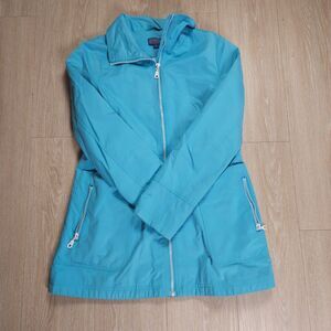 Pendleton Rain Jacket Windbreaker Women's Small Blue Long Sleeve Full Zip